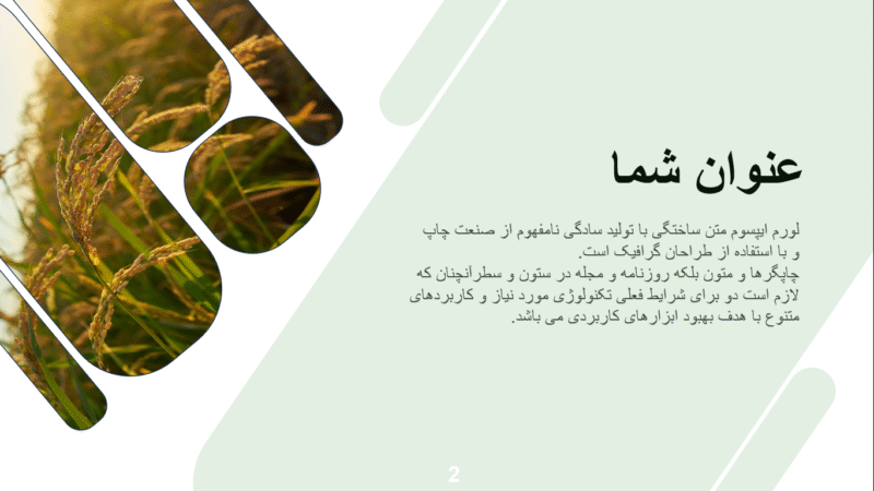 صفحه توضیحات بعد از شروع
